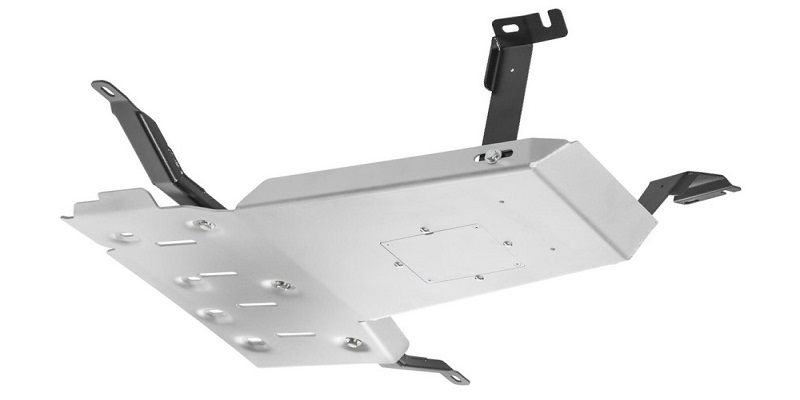 Aluminum-clear anodized Engine-Transmission-Skid-Plate-laser cut and deformed with deepdraw press, can be manufactured in vietnam 800x400
